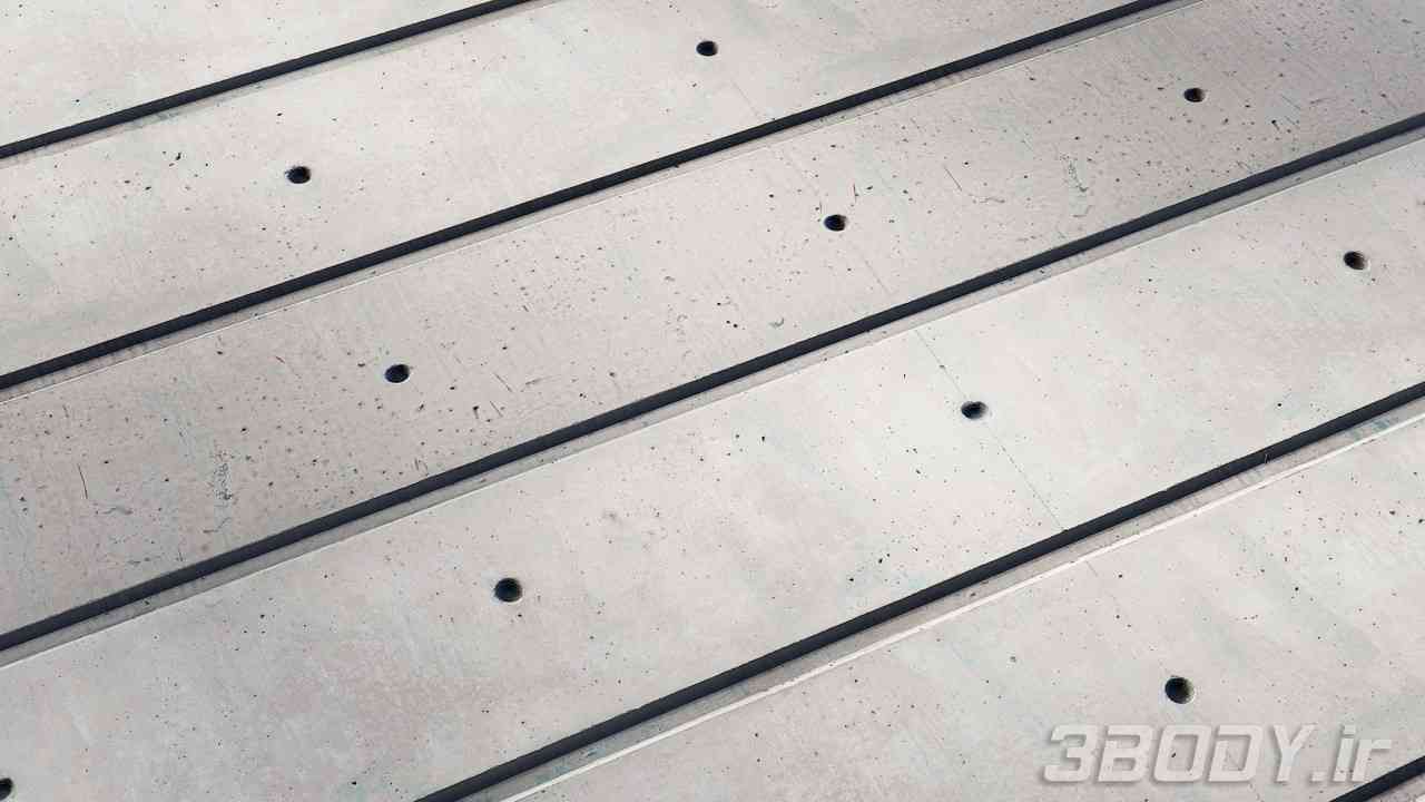 متریال بتن دال slab concrete عکس 1